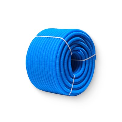 Гофра 25 мм синяя, для труб 16-20 мм, 100 м 880340