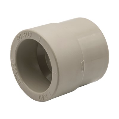 Муфта переходная 50/40 нар/вн EVER® plast СЕРЫЙ (Россия) 538357