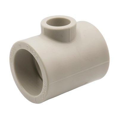 Тройник переходной 40х20х40 EVER® plast  СЕРЫЙ (Россия) 538398