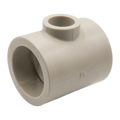 Тройник переходной 50х25х50 EVER® plast  СЕРЫЙ (Россия) 538402