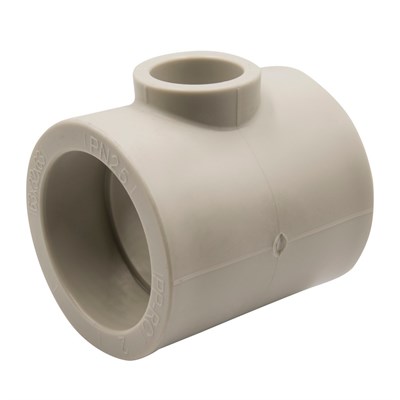 Тройник переходной 63х32х63 EVER® plast  СЕРЫЙ (Россия) 538407