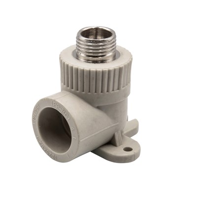 Уголок комб. нар 25х1/2'' с креплением EVER® plast  СЕРЫЙ (Россия) 538437