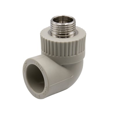 Уголок комб. нар 25х1/2'' EVER® plast   СЕРЫЙ (Россия) 538426