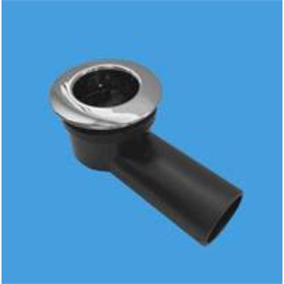 Декоративная решетка (L25мм, D41мм, пластик, дизайн "Кольцо") под круглое отверстие перелива раковин 875379