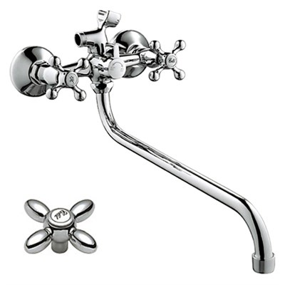 Смеситель для ванны и раковины 1/2 кер HB2227-2 HAIBA картридж перекл 539074