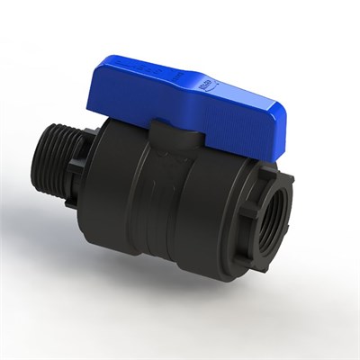 Кран шаровой нар/вн 1/2 - 3/4 ПЭ PN16 SPEKTR 539201