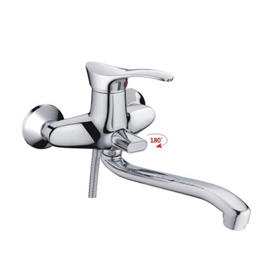 Смеситель для ванны и раковины 40к HB2201 HAIBA див корп L-нос 539266