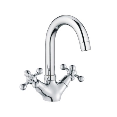 Смеситель для раковины 1/2 кер HB1219 HAIBA п/шпильку 539466