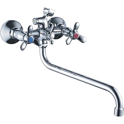 Смеситель для ванны и раковины 1/2 кер HB2212 HAIBA с шар перекл 539766