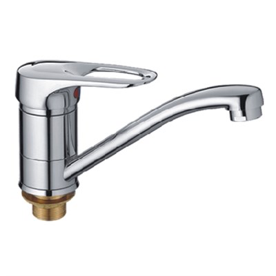 Смеситель для кухни 40к HB4504-2 HAIBA с/отв п/гайку 539761