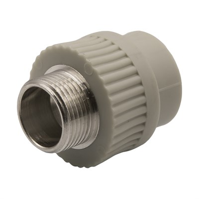 Муфта комб. нар 25х3/4'' EVER® plast  СЕРЫЙ (Россия) 538330