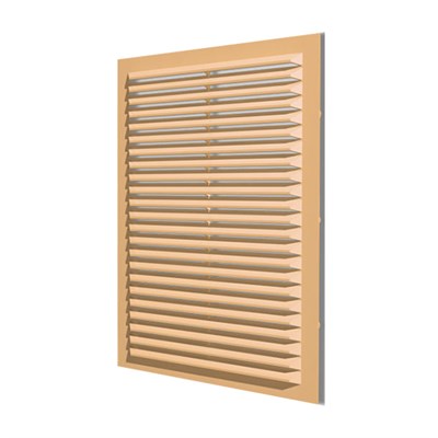 Решетка вент. 170*240 1724С ж/нак с сеткой ERA беж. 522714