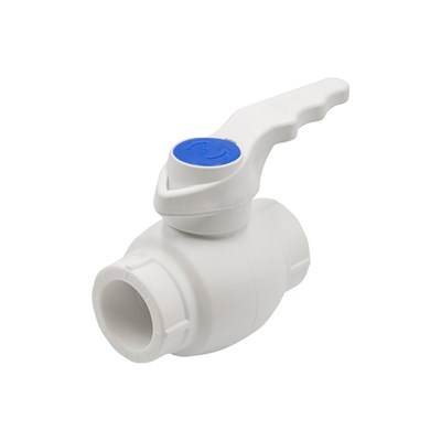 Кран шар 25 ручка PP-R EVER® plast БЕЛЫЙ (Россия) 540414