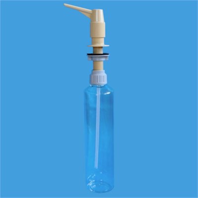 Диспенсер под столешницу для жидкого мыла с пластиковым носиком; цвет-бежевый 862882