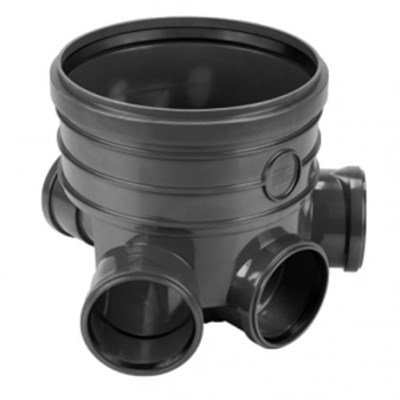 Днище (кинета) колодца тип 400: три входа - один выход 869354