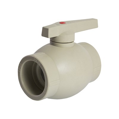 Кран шар 63 ручка PP-R EVER® plast  СЕРЫЙ (Россия) 538461