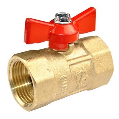 Кран шаровой 3/4'' вн/вн бабочка Практик 130  ГАЛЛОП 540542