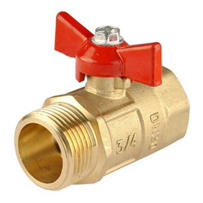 Кран шаровой 3/4'' вн/нар бабочка Практик 131  ГАЛЛОП 540543