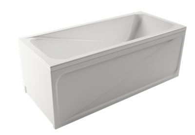 Ванна акриловая  1,6*0,7 "Light"  (каркас+экран) (Метакам) 540939