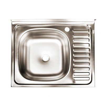 Мойка 60х50 (0,4) лев вып 1 1/2 Эконом  (глуб. 13см) 541318