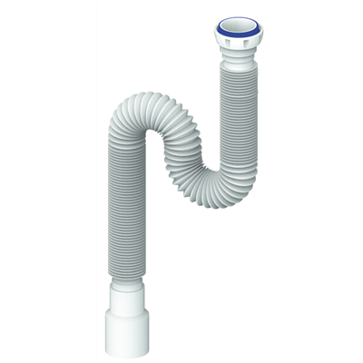 Гофра 1 1/2"*40/50 D155 (1500 мм) с гайкой UNICORN 541221