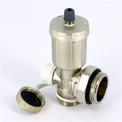 Дренажная группа Н 1" с автоматическим воздухоотводчиком, никелированная 874743