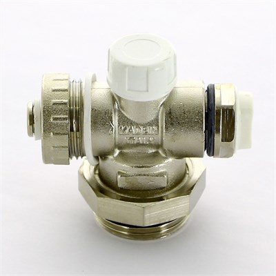 Дренажная группа Н 1" с ручным воздухоотводчиком, никелированная 870743