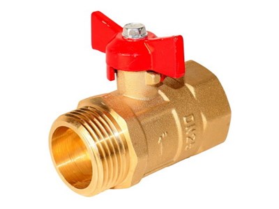 Кран шаровой 1'' вн/нар бабочка Практик 131  ГАЛЛОП 542358