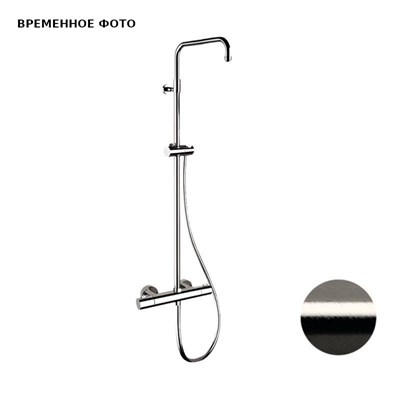 Душевая система Remer Elegance с термостатом для душа, без верх.душа и лейки, браш.никель 883254