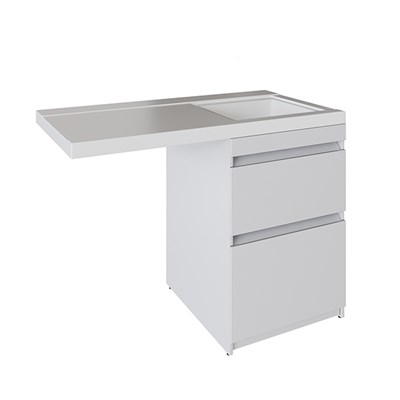 Тумба д/ванной "СОЗВЕЗДИЕ-56"под рак.над ст.маш. БИЛЛ-120(MIXLINE)унив(ПВХ) 542898