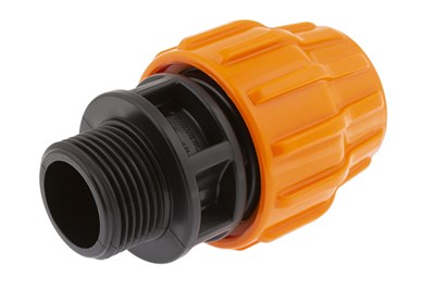 Муфта перех ПЭ с нар резьбой 32х1'' для дренажного шланга ''На Берлин'' ДЖИЛЕКС 542818