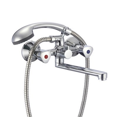 Смеситель для ванны и раковины 1/2 кер Milardo TRISB02M02 "Tring" излив 200мм ХРОМ 543412