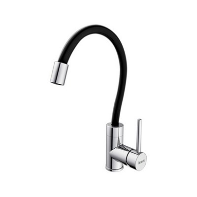 Смеситель для кухни 35к IDDIS K36SBJBi05 "Kitchen 360" гибкий излив ЧЕРНЫЙ-ХРОМ 543266