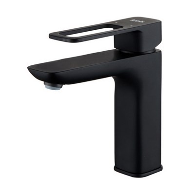 Смеситель для раковины 35к IDDIS SLIBL00i01 "Slide" литой, ЧЕРНЫЙ матовый 543349