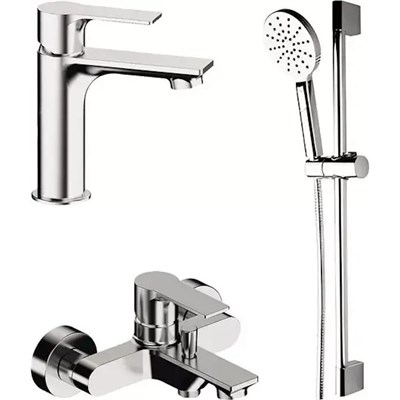 Душевой комплект Remer Energy (EY05+EY12+315L318MP+333CNX), хром 860379