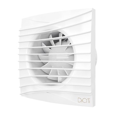 Вентилятор вытяжной D125 SILENT 5С с обратным клапаном DICITI 544133