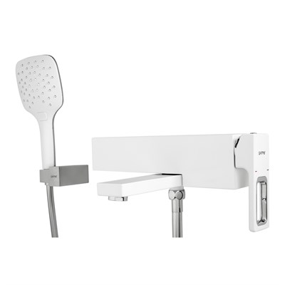 Смеситель для ванны G3217-8 GAPPO БЕЛЫЙ-ХРОМ 544089