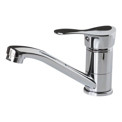 Смеситель для кухни 35к F4514-2-B FRAP (плоский пов.излив, п/гайку, хром, силумин) 543669