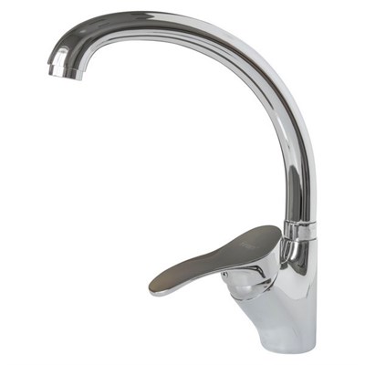 Смеситель для кухни 40к F4101-2 FRAP (выс.пов.излив, п/гайку, хром, латунь) 544584