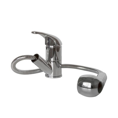 Смеситель для кухни душ 40к F6003 FRAP (ВЫДВИЖ.ЛЕЙКА 2 реж, п/шпильку, хром, латунь) 544595