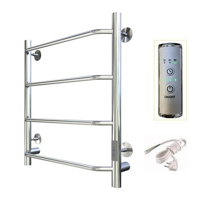 Полотенцесушитель электрический ЛЦ 60х40 4 пер ТРАПЕЦИЯ унив (скрыт подкл, таймер,186 Вт) ТРУГОР 544764