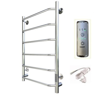 Полотенцесушитель электрический ЛЦ 80х50 6 пер ТРАПЕЦИЯ унив (скрыт подкл, таймер, 296Вт) ТРУГОР 544699