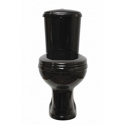 Унитаз-компакт "Дора" чёрный (гориз, нижн, сид, арм) (Ст.Оскол) 545390