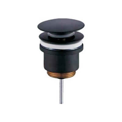 Выпуск для сифона click-clack цельномет. пробка 63мм без перелива F62-7 FRAP ЧЕРНЫЙ 543844