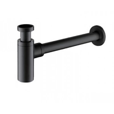 Сифон комбинированный без вып. бок. F82-7 FRAP ЧЕРНЫЙ 544007