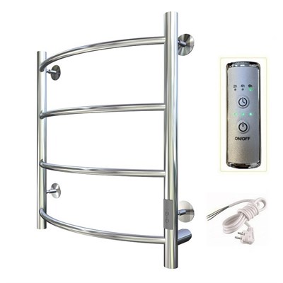 Полотенцесушитель электрический ЛЦ 60х40 4 перекл ДУГА унив  (скрыт подкл, таймер,186 Вт) ТРУГОР 544700