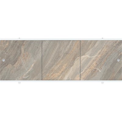 Экран для ванны ПРЕМИУМ А (алюм. профиль) 1,7 камень коричневый 545725