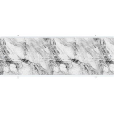 Экран для ванны ПРЕМИУМ А (алюм. профиль) 1,7 серый мрамор 545763