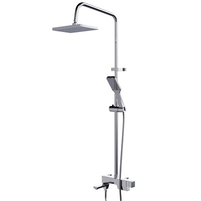 Душевая система 40к ML2414 излив лейка 1 позиция +лейка "Тропический душ" ХРОМ 546106