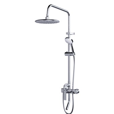 Душевая система 40к ML2418 излив лейка 5 позиций +лейка "Тропический душ" ХРОМ 546108